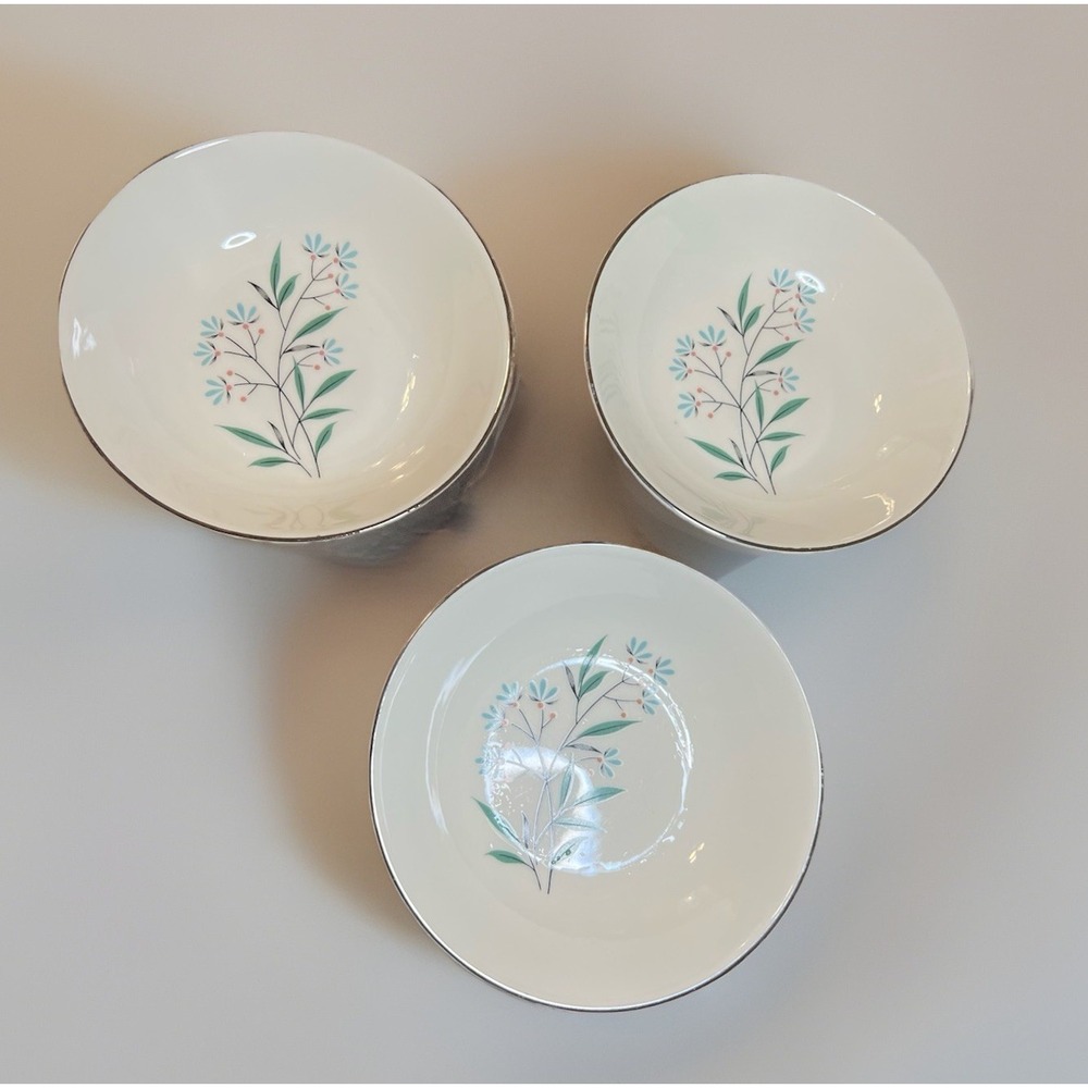 Vintage Taylor‎ Smith Taylor Petal Lane Homemakers 5" Dessert Bowl Dish MCM